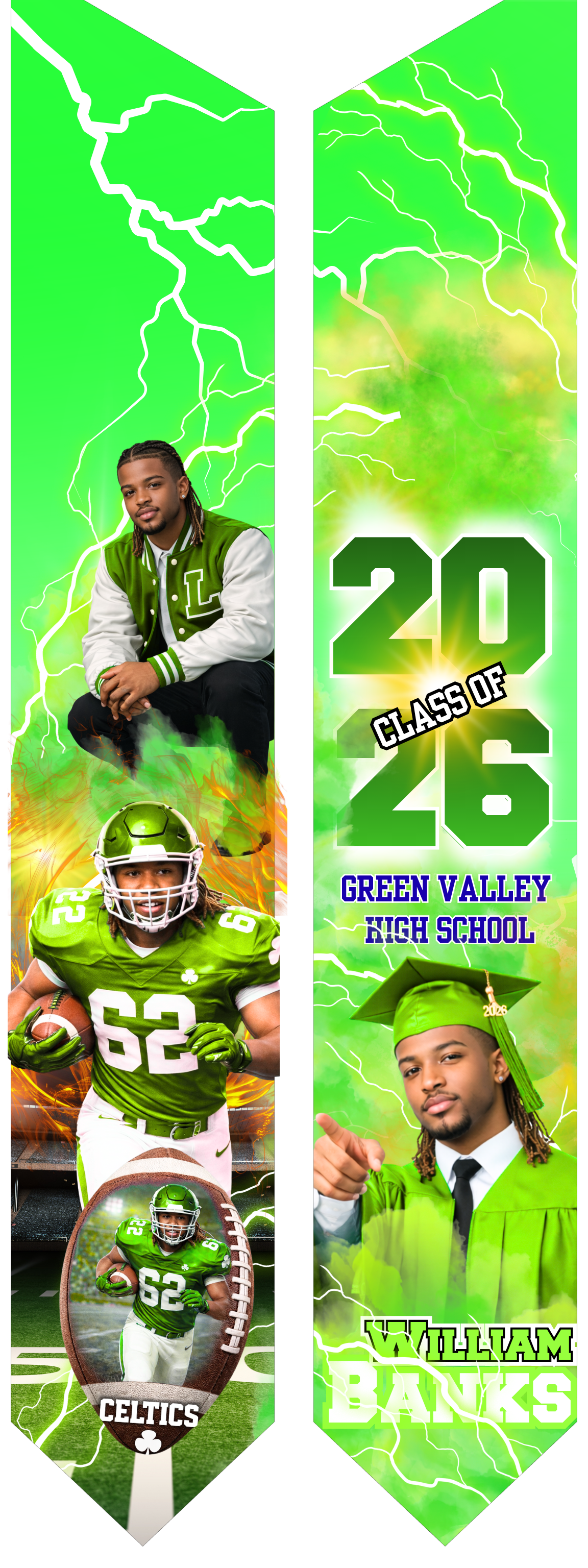 Custom Grad Stoles